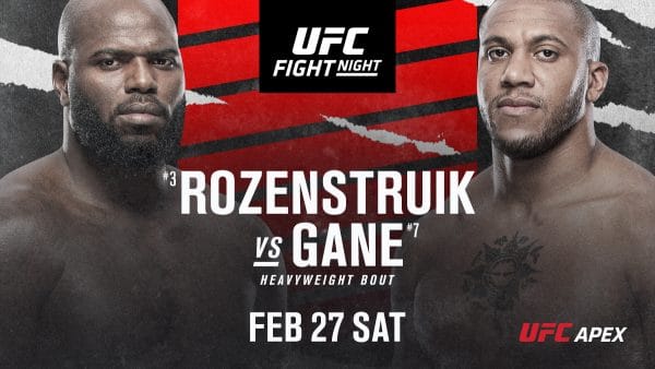 Bigi Boy draait hoofdgevecht tijdens UFC Fight Night 186 op 27 februari