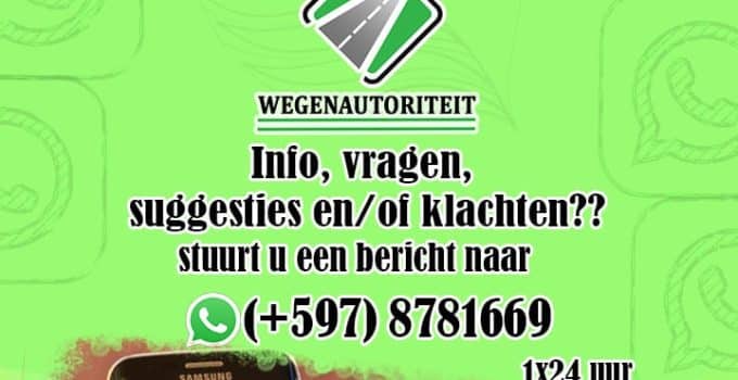 Wegenautoriteit introduceert Whatsapp-infolijn