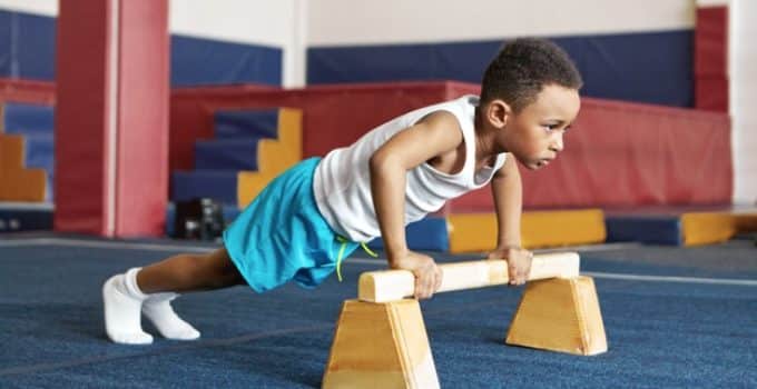 sports motivation strength concept indoor image serious disciplined dark skinned black child 343059 3697