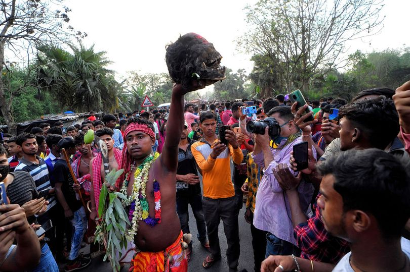 1 Colourful Gajan Hindu Festival in West Bengal