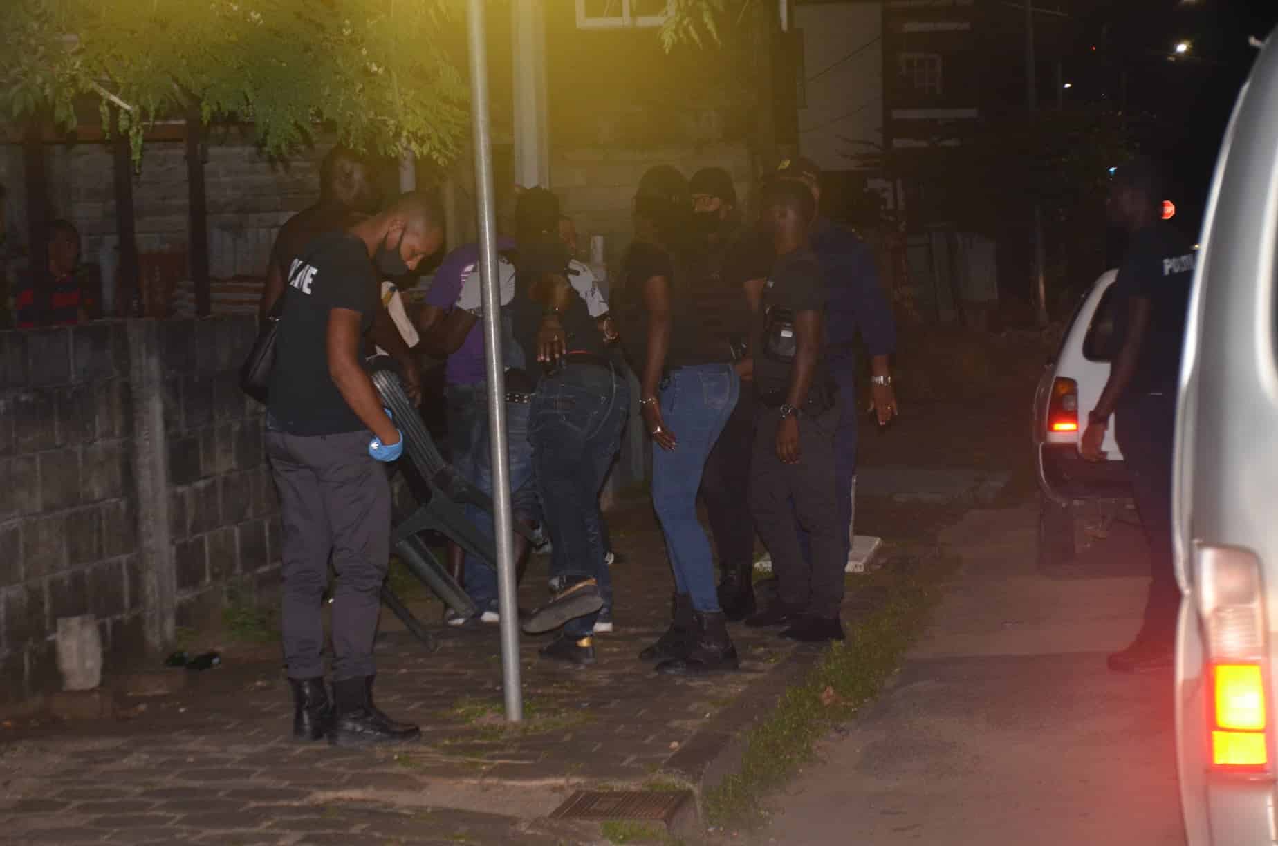 Druk feest tijdens lockdown gestopt door de politie