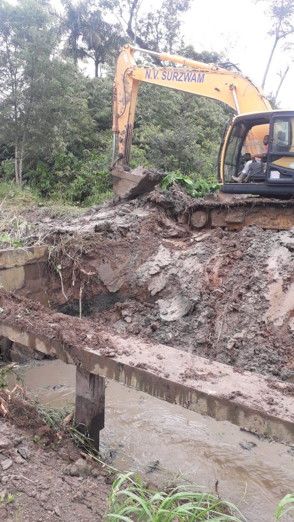 Breuk in waterkerende dam Peperhol hersteld