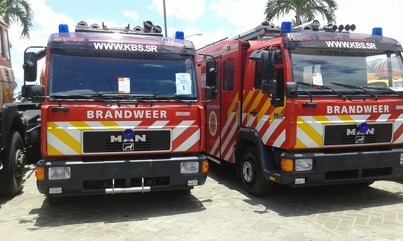 Actie Korps Brandweer Suriname per direct opgeheven