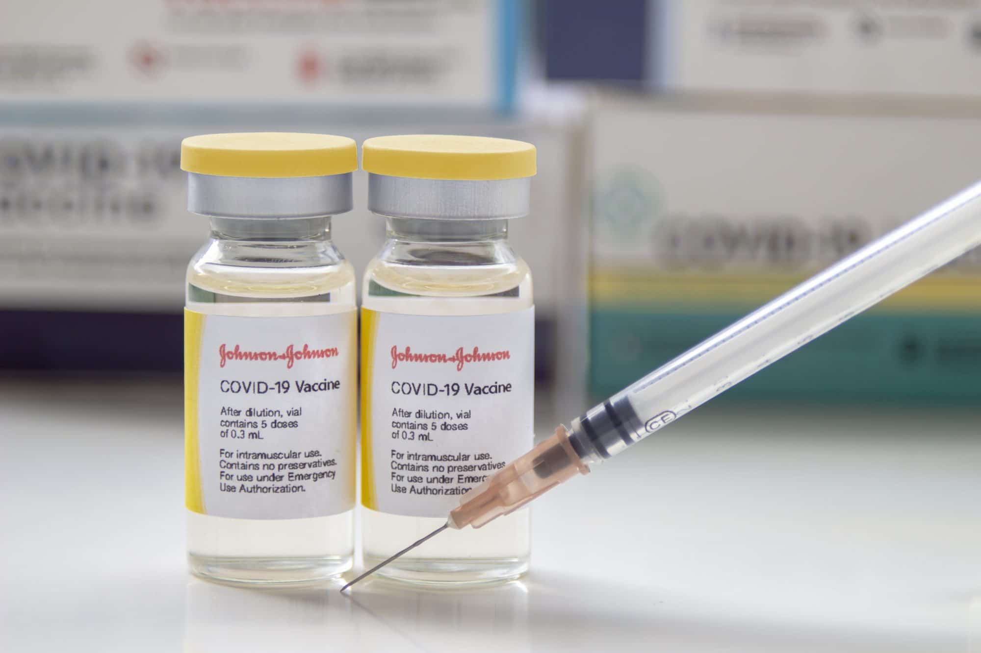 Komende week kleine partij Johnson & Johnson vaccin naar Suriname