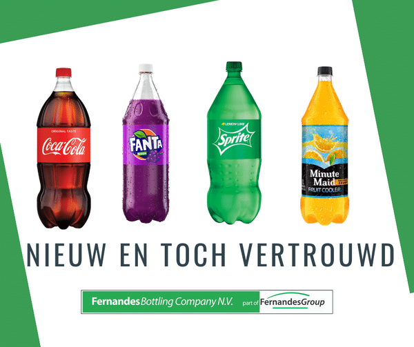 Per 22 juli nieuwe producten in portfolio Fernandes Bottling