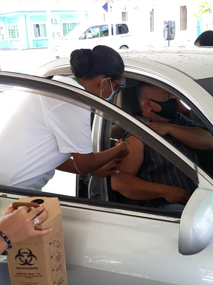 Geslaagde Drive-thru en Walk-in Vaccinatiedag in Nickerie