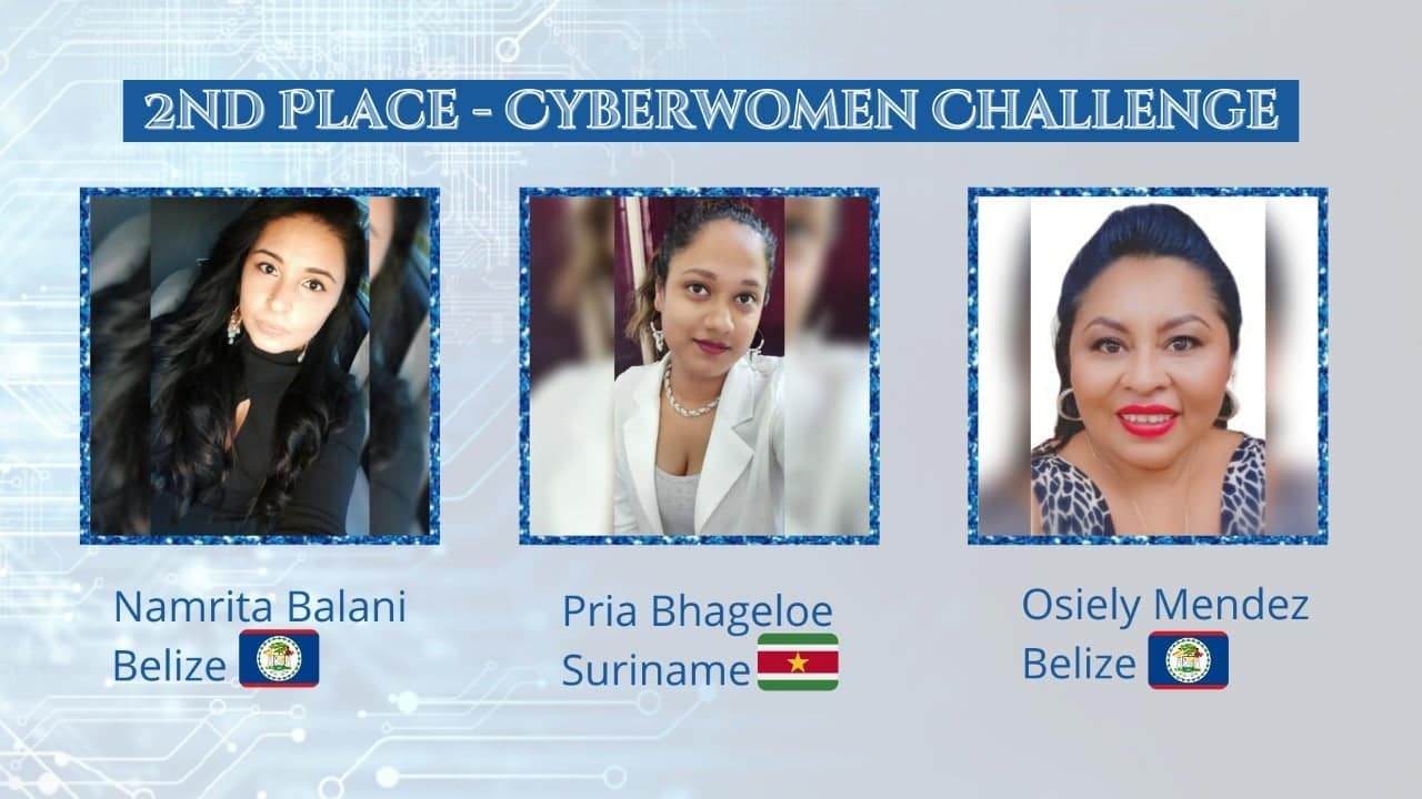 Pria Bhageloe uit Suriname eindigt op 3e plaats eerste editie Caribbean Cyber Women Challenge