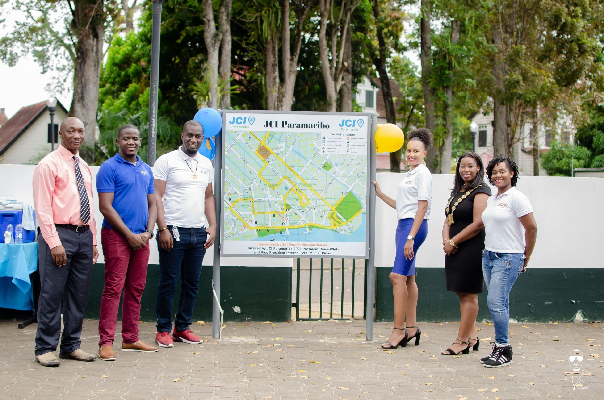 JCI Paramaribo schenkt Surinaamse gemeenschap vernieuwde stadskaart