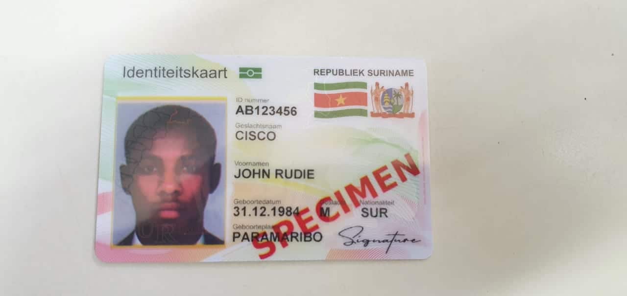 Belangrijke mededeling Ministerie van Binnenlandse Zaken Suriname over afgifte E-ID kaarten