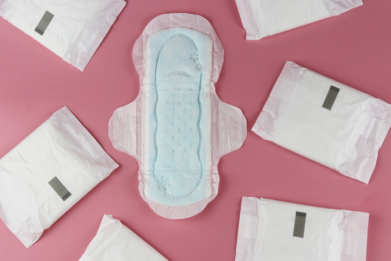 maandverband inlegkruisjes menstruatie ongesteld