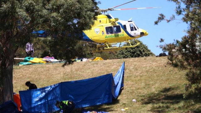 ‘Was het springkussen wel goed bevestigd?’ Vraagtekens en verdriet nadat kinderen tien meter de lucht in worden gegooid en overlijden