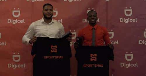 Wisse en Atomang Brand Ambassadors Digicel’s SportsMax app