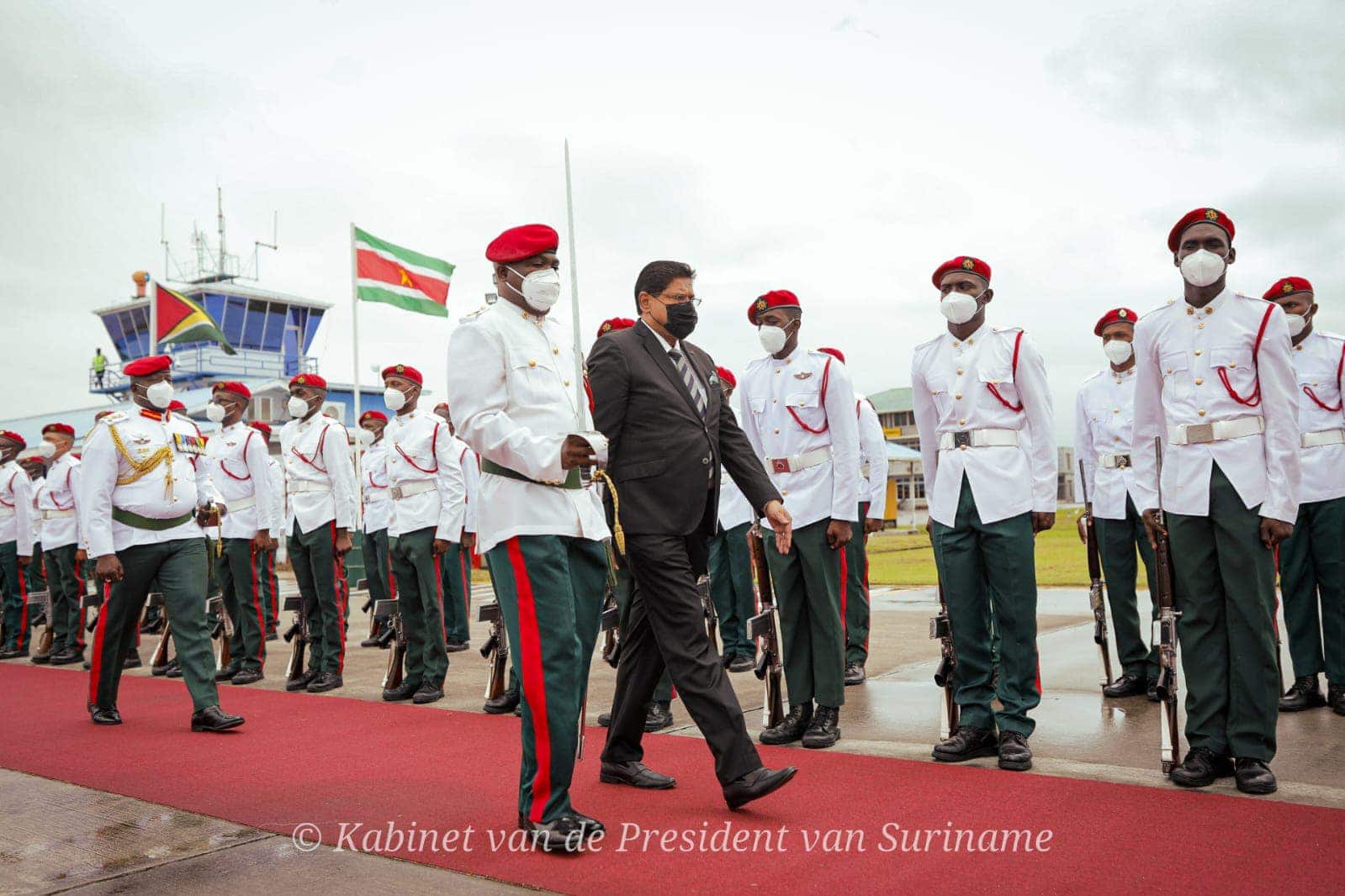 President Santokhi vandaag naar Guyana