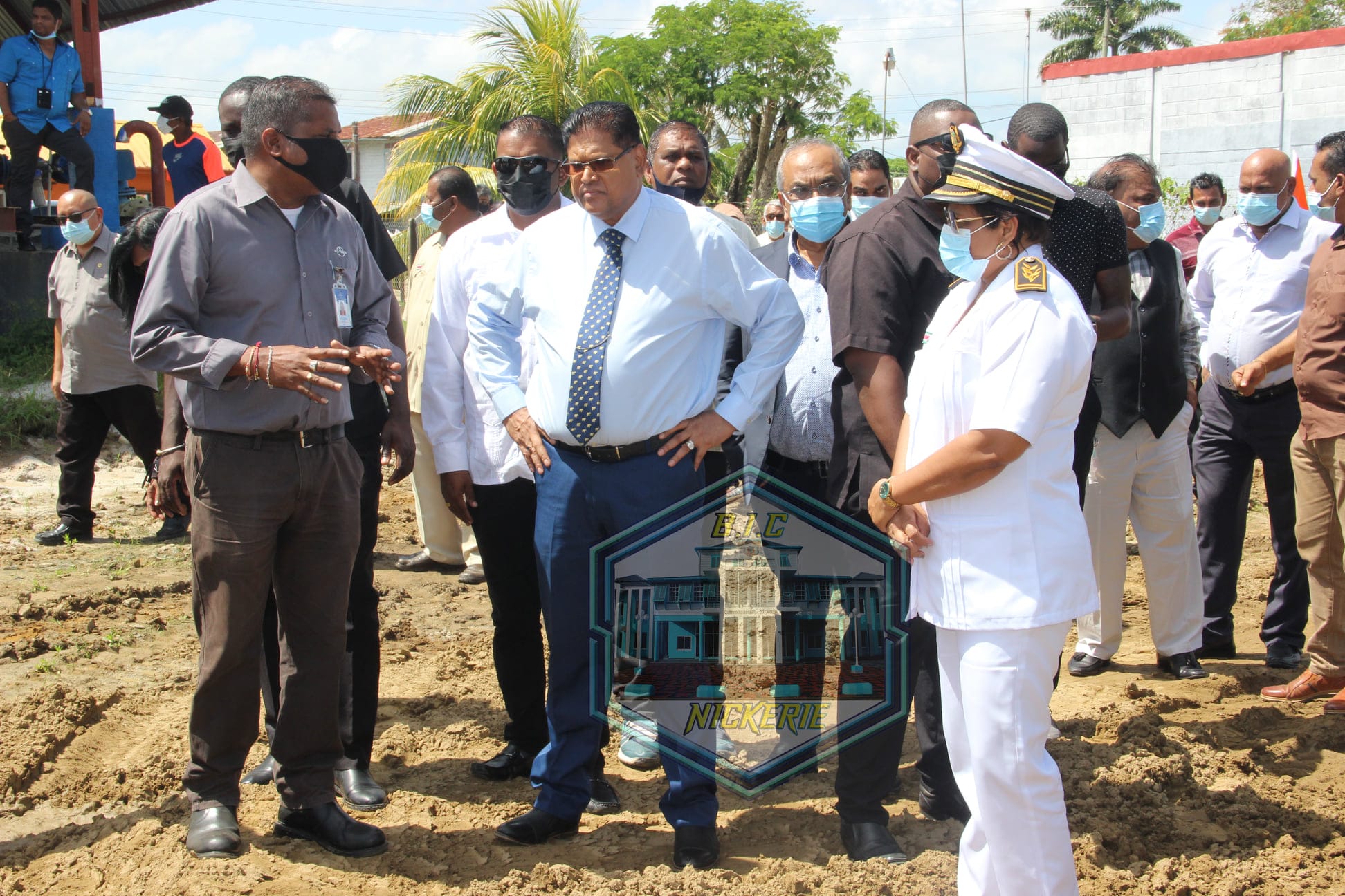 Presidentiele delegatie oriënteert zich in Nickerie