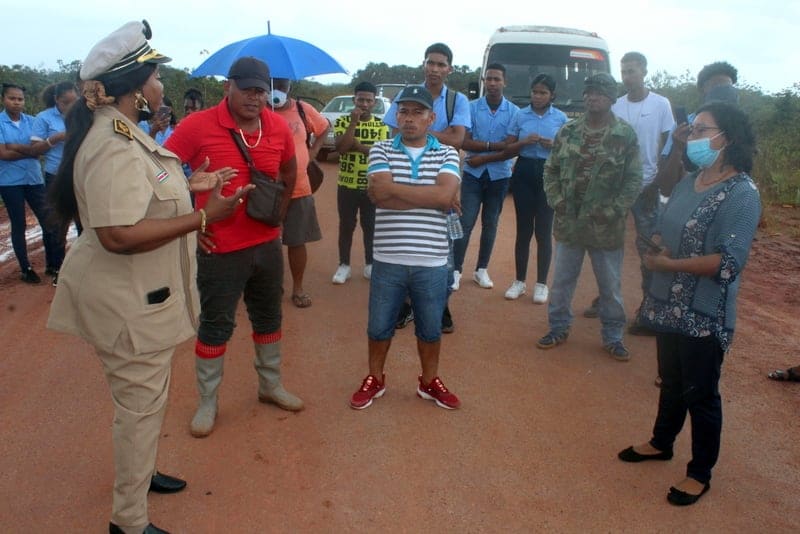 Barricade rijweg naar West-Suriname niet opgeheven