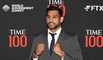 Topbokser Amir Khan door gewapende overvallers beroofd van peperduur horloge