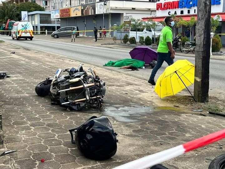 Motorrijder laat leven in verkeer