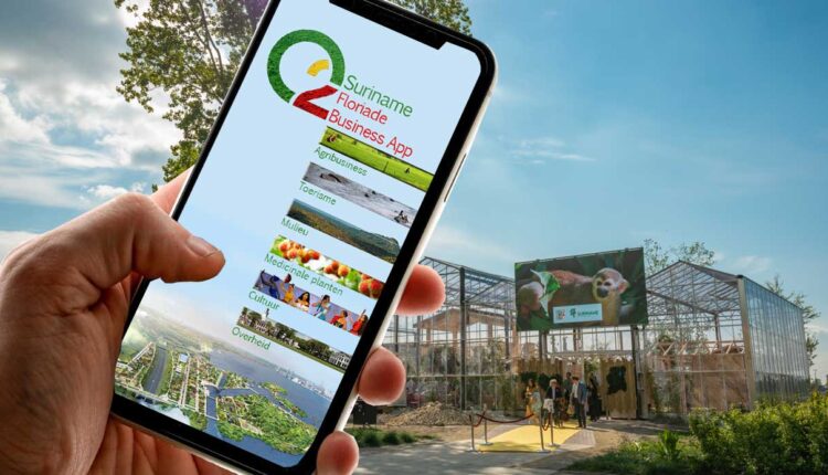 Gratis meedoen aan Floriade in Almere via Suriname Floriade Business app