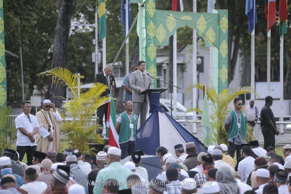 President Santokhi vraagt samenleving broederschap en barmhartigheid te omarmen