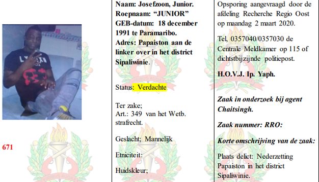 Most wanted-verdachte Junior Jozefzoon opgepakt