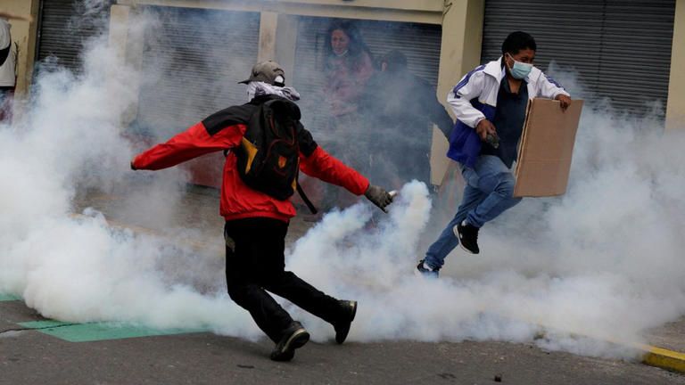 Politie verliest controle over stad in Ecuador