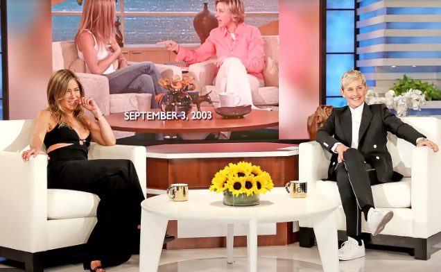 Jennifer Aniston verdrietig na laatste episode talkshow Ellen DeGeneres: ik kan niet geloven dat dit het einde is