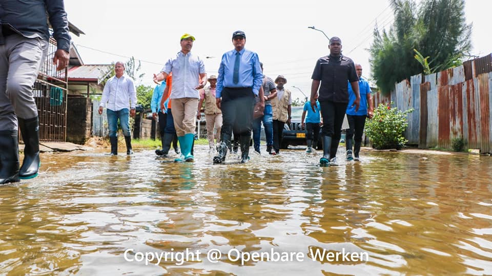 Wereldbank en Openbare Werken bundelen krachten tegen wateroverlast in Paramaribo