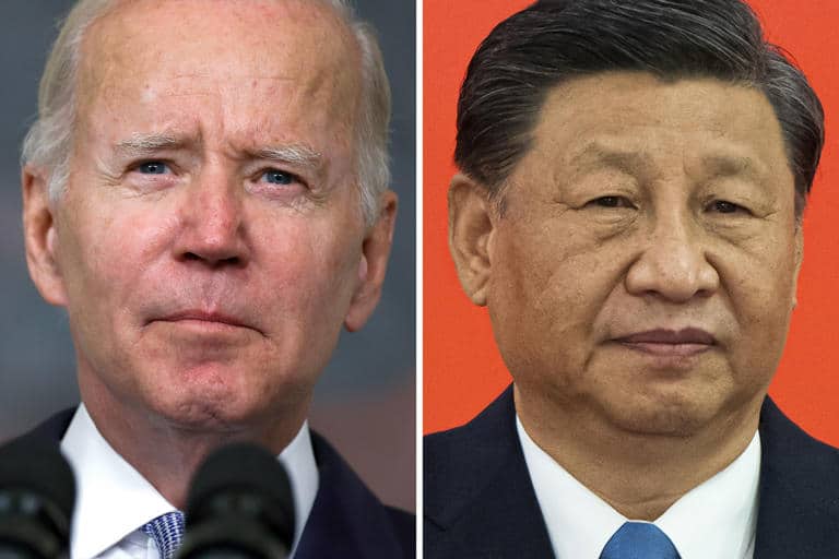 Chinese president Xi Jinping waarschuwt president Joe Biden voor ‘spelen met vuur’ over Taiwan