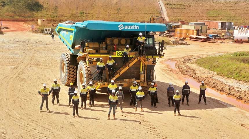 Regeringsfunctionarissen op oriëntatiebezoek Newmont Suriname