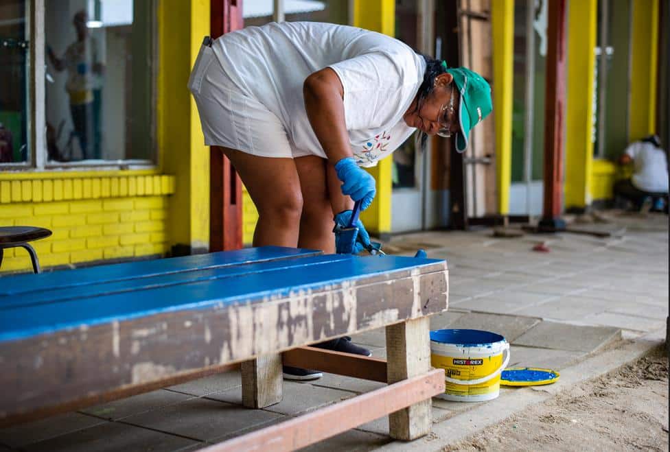 Prakiki kleuterschool krijgt kleurrijke make-over en opknapbeurt