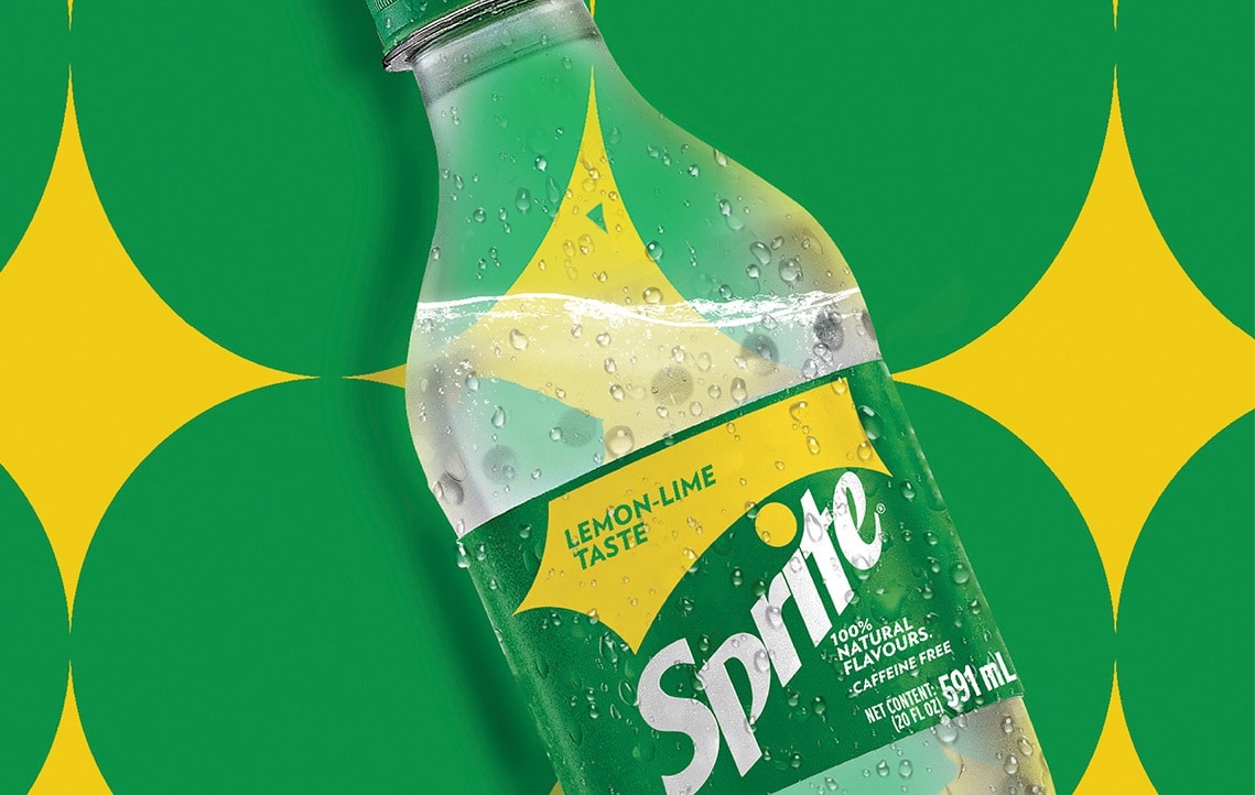 Sprite onthult allereerste wereldwijde marketingcampagne, komt met nieuwe fles die beter te recyclen is