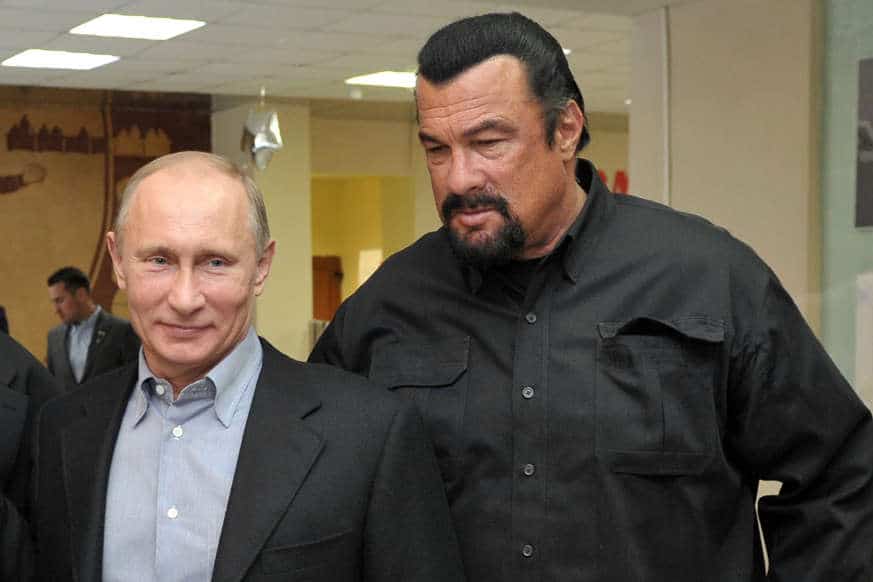 Amerikaanse acteur Steven Seagal bevriend met Poetin