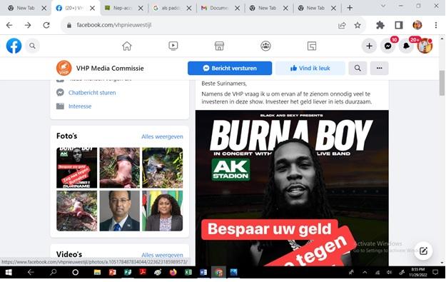 VHP waarschuwt voor neppe Facebookpagina ‘VHP Media Commissie’