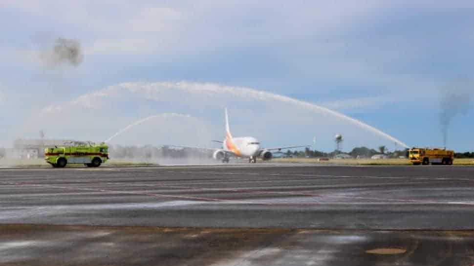 Boeing 737-800 nieuwe aanwinst SLM vandaag geland op luchthaven