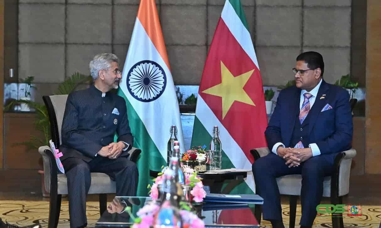 President geïnformeerd over Suriname-India projecten