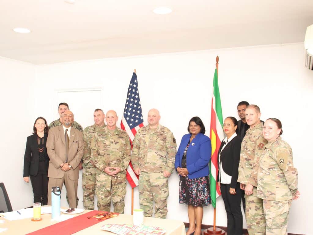 Suriname mag blijven rekenen op samenwerking met South Dakota National Guard