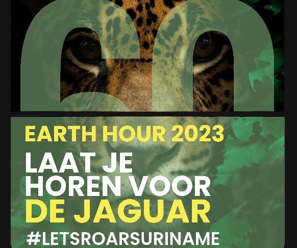 WWF-Guianas kondigt Earth Hour 2023 aan: Laat je horen voor de jaguar!