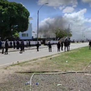 protest politie