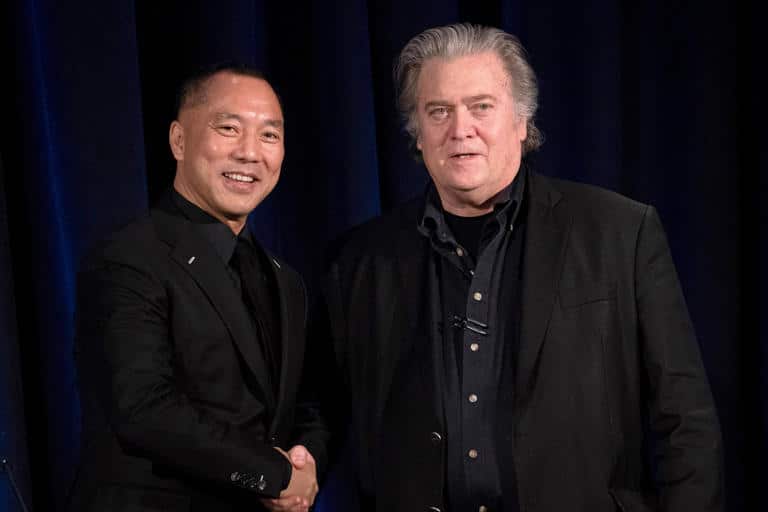 Chinese miljardair en medewerker van Steve Bannon gearresteerd in US$ 1 miljard fraude samenzwering