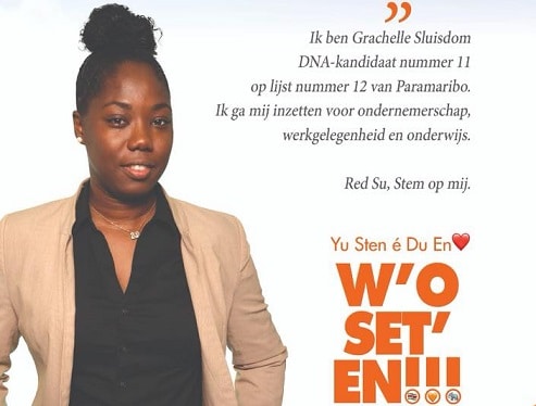 Grachelle Sluisdom treedt donderdag toe tot VHP-fractie in DNA