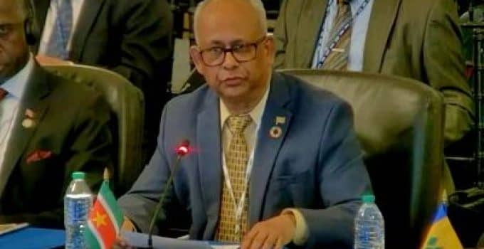 Ramdin spreekt 53e OAS General Assembly toe