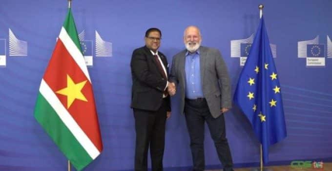 EU voorstander behoud carbon negatieve status Suriname