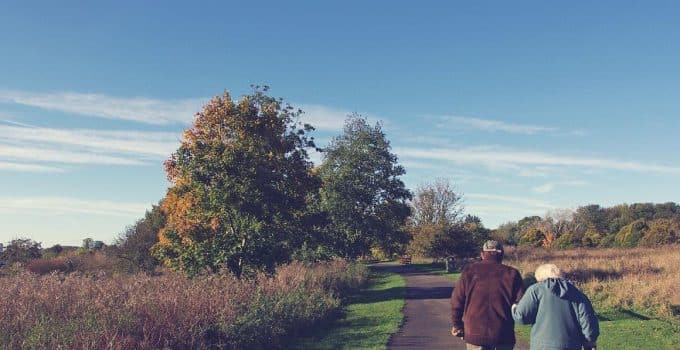 wandelen ouderdom pensioen