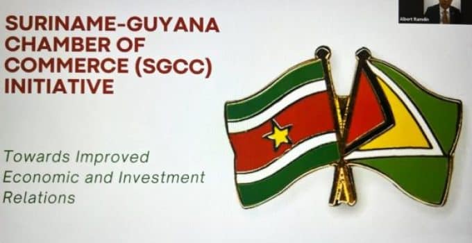 Suriname en Guyana werken aan Chamber of Commerce