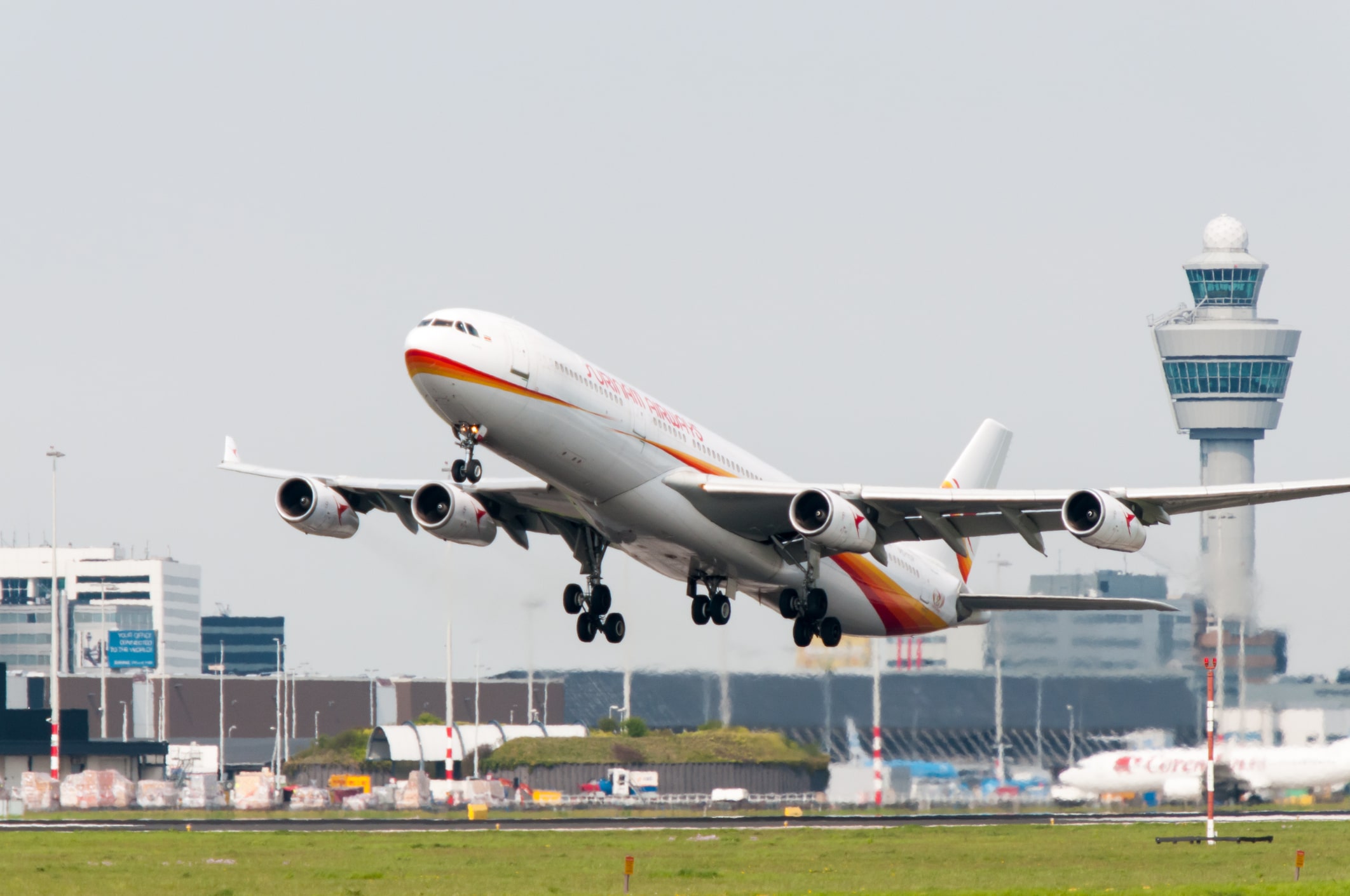 surinam airways slm airbus a340 schiphol