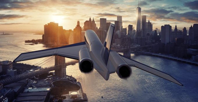 In drie uur van New York naar Londen met splinternieuwe supersonische jet