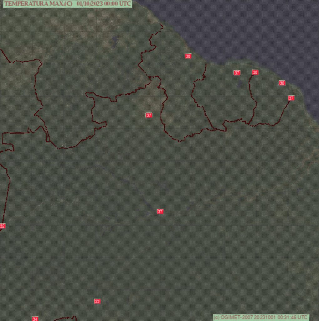 extreme temps guyana frans suriname hittegolf