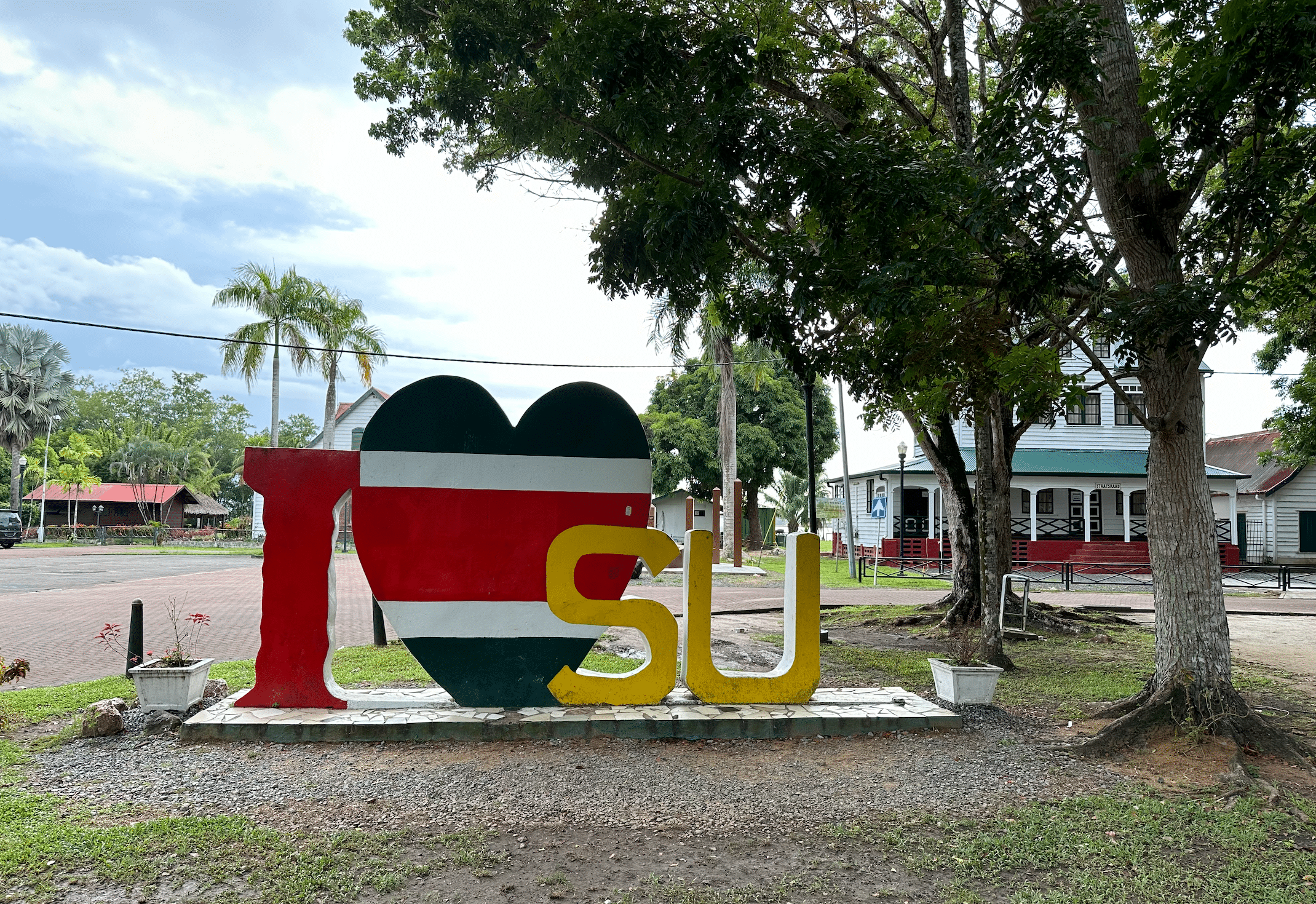 suriname paramaribo i love su fort zeelandia