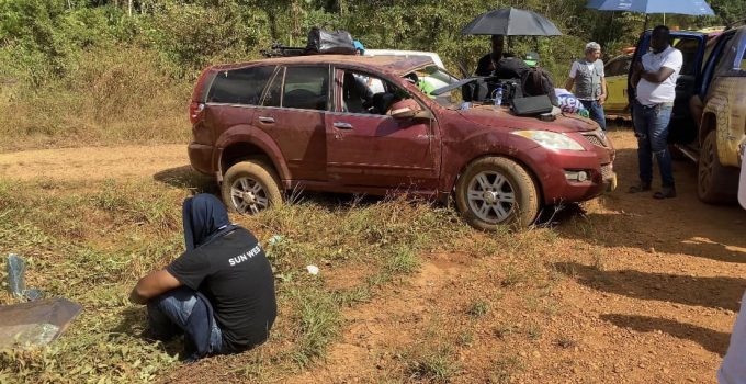 verkeersongeval savanne rally