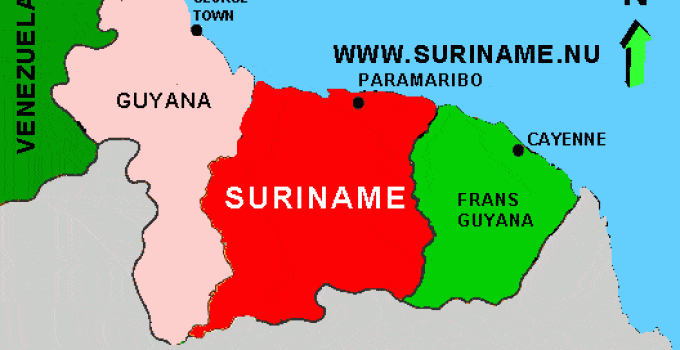 zuidamerika2 2 suriname guyana en frans guyana grensconclict tigrigebied